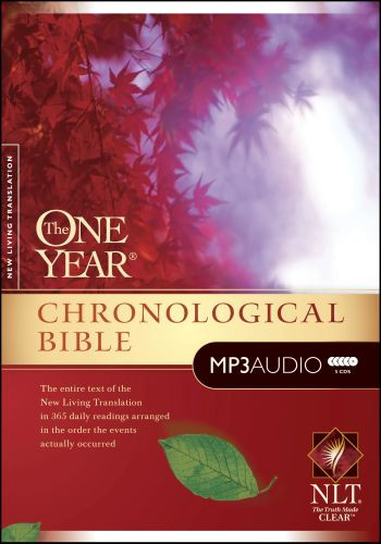 The One Year Chronological Bible NLT, MP3 (Audio CD) - CD-Audio