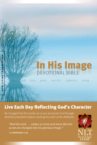 In His Image Devotional Bible NLT  - Hardcover