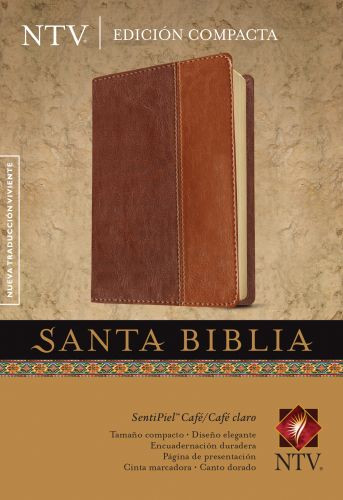 Santa Biblia NTV, Edición compacta, DuoTono - LeatherLike Brown/Multicolor/Tan With ribbon marker(s)