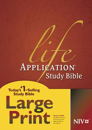NIV Life Application Study Bible, Second Edition, Large Print (Red Letter, Hardcover) - Hardcover