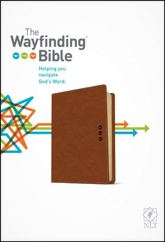 Wayfinding Bible NLT (LeatherLike, Brown) - LeatherLike With ribbon marker(s)