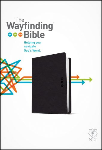 The Wayfinding Bible NLT (LeatherLike, Black) - LeatherLike Black With ribbon marker(s)