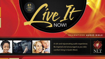 Live It Now! Dramatized Audio Bible (Audio CD, Black) - CD-Audio Black With zip fastener
