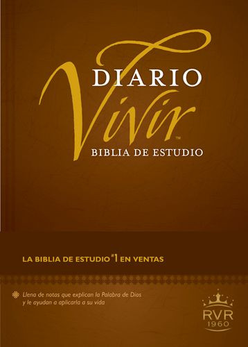 Biblia de estudio Diario vivir RVR60 - Hardcover With thumb index