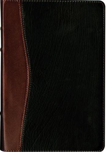 Santa Biblia NTV, Edición legado - Genuine Leather Black/Brown/Multicolor With thumb index and ribbon marker(s)