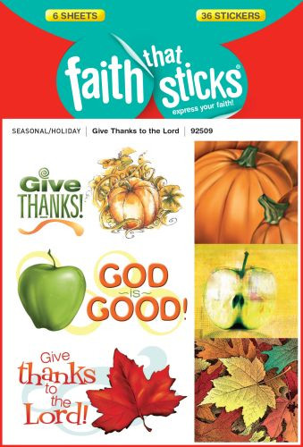 Give Thanks to the Lord - Stickers