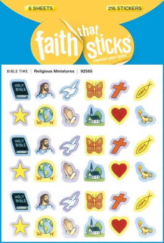 Religious Miniatures - Stickers