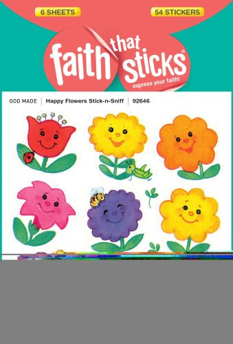 Happy Flowers Stick-n-Sniff - Stickers