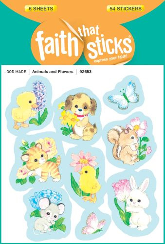 Animals and Flowers - Stickers