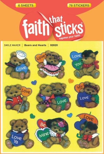 Bears and Hearts - Stickers