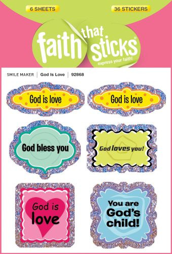 God Is Love - Stickers