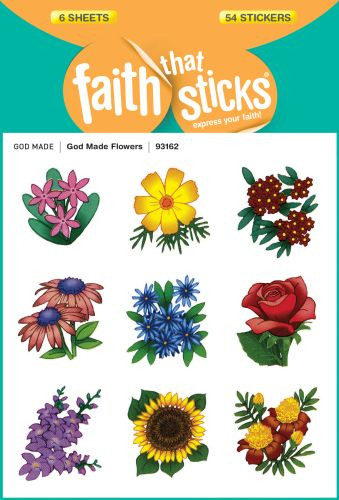 God Made Flowers - Stickers