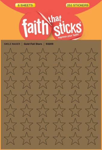 Gold Foil Stars - Stickers
