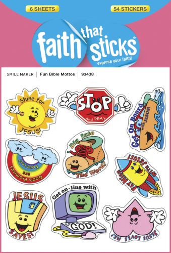 Fun Bible Mottos - Stickers