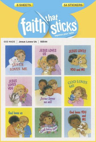 Jesus Loves Us - Stickers