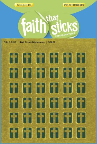 Foil Cross Miniatures - Stickers