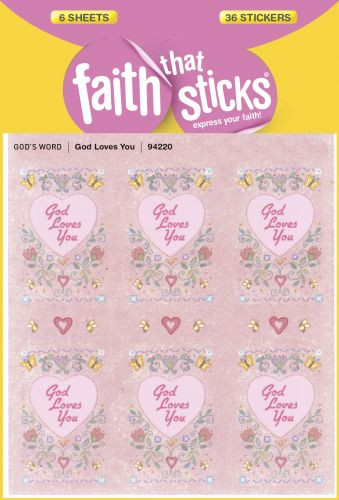 God Loves You - Stickers
