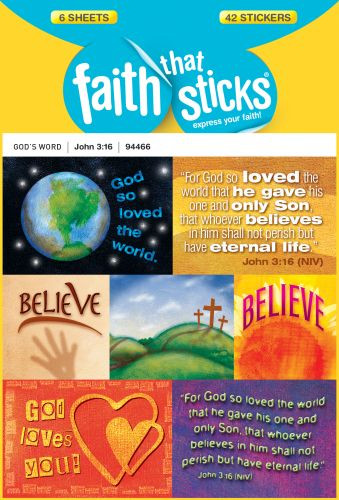 John 3:16 - Stickers