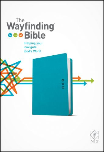 The Wayfinding Bible NLT  - LeatherLike Teal With ribbon marker(s)