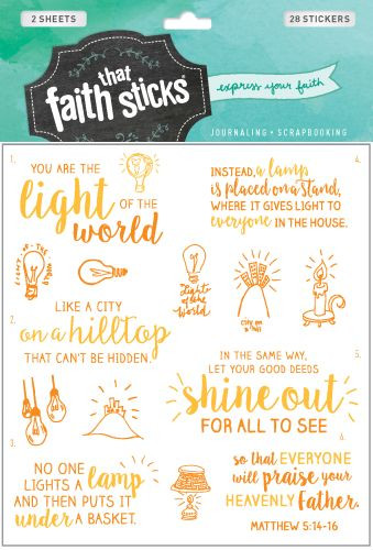 Matthew 5:14-16 - Stickers