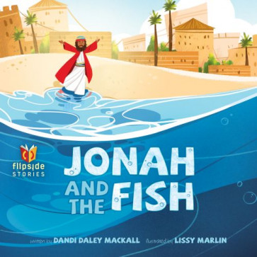 Jonah and the Fish - Hardcover Turn-around book