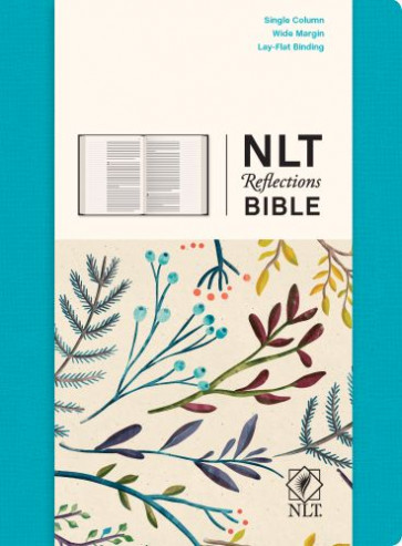 NLT Reflections Bible (Hardcover Cloth, Ocean Blue) - Hardcover Ocean Blue Cloth over boards With ribbon marker(s)