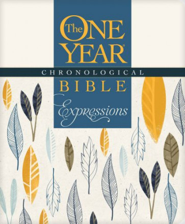 The One Year Chronological Bible Expressions  - Softcover Cream