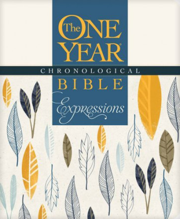 One Year Chronological Bible Expressions NLT (Softcover, Cream) - Softcover