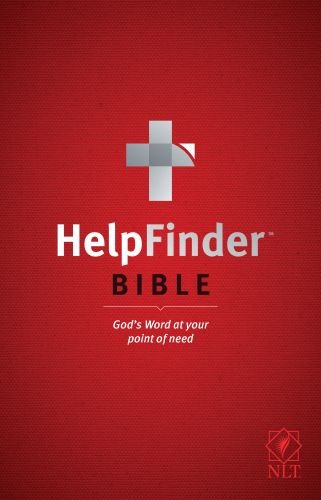 HelpFinder Bible NLT (Hardcover, Red Letter) - Hardcover