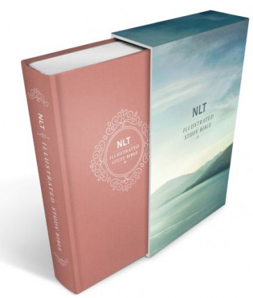 Illustrated Study Bible NLT Deluxe, Deluxe Linen Edition (Hardcover, Pink) - Hardcover Pink