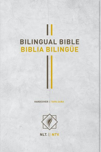 Bilingual Bible / Biblia bilingüe NLT/NTV (Hardcover, Gray) - Hardcover Gray