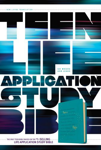 NLT Teen Life Application Study Bible  - LeatherLike Teal With ribbon marker(s)