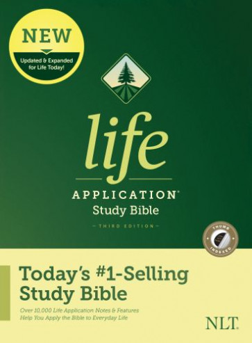 NLT Life Application Study Bible, Third Edition (Hardcover, Indexed) - Hardcover With printed dust jacket and thumb index