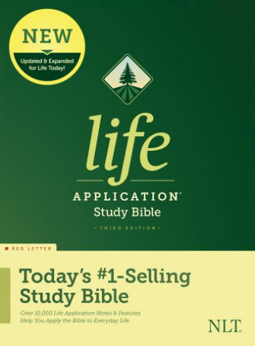 NLT Life Application Study Bible, Third Edition (Hardcover, Red Letter) - Hardcover With dust jacket