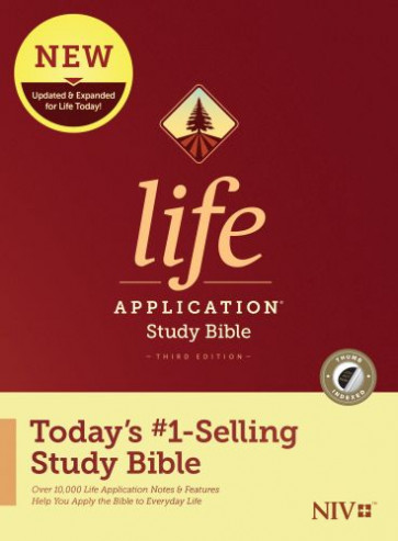 NIV Life Application Study Bible, Third Edition  - Hardcover With printed dust jacket and thumb index