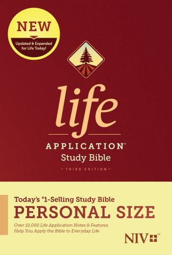 NIV Life Application Study Bible, Third Edition, Personal Size (Hardcover) - Hardcover With printed dust jacket