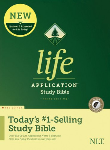 NLT Life Application Study Bible, Third Edition (Hardcover, Indexed, Red Letter) - Hardcover With thumb index