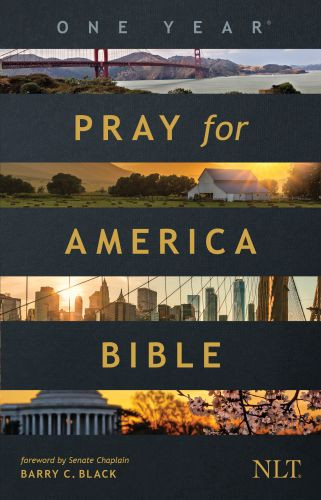 One Year Pray for America Bible NLT (Softcover) - Softcover