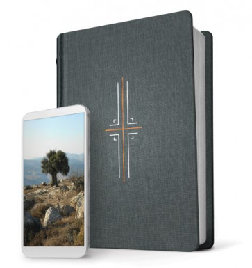 Filament Bible NLT (Hardcover Cloth, Gray, Indexed) - Hardcover Gray Cloth With thumb index