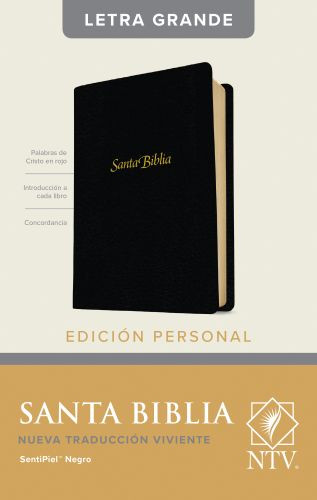 Santa Biblia NTV, Edición personal, letra grande  - LeatherLike With ribbon marker(s)