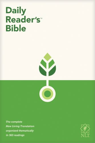 NLT Daily Reader's Bible  - Hardcover