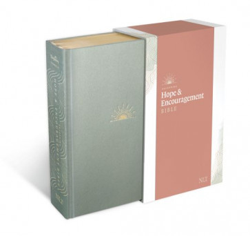 NLT DaySpring Hope & Encouragement Bible (Hardcover Deluxe, Seafoam Green) - Hardcover Seafoam Green With ribbon marker(s)