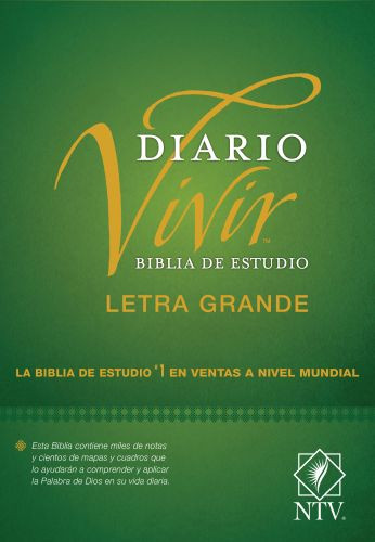 Biblia de estudio del diario vivir NTV, letra grande (Tapa dura, Letra Roja) - Hardcover