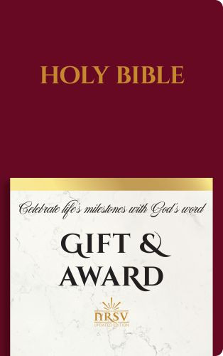 NRSV Updated Edition Gift & Award Bible (Imitation Leather, Burgundy) - Imitation Leather Burgundy