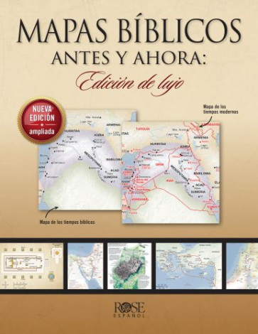 Mapas bíblicos antes y ahora: Edición de lujo - Softcover