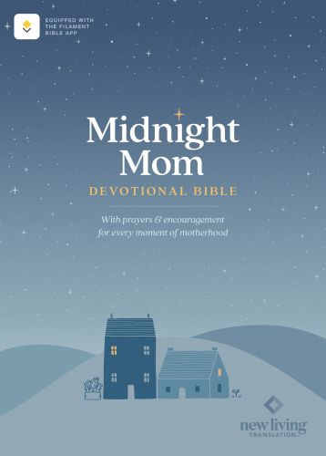 NLT Midnight Mom Devotional Bible (Hardcover, Red Letter, Filament Enabled) - Hardcover