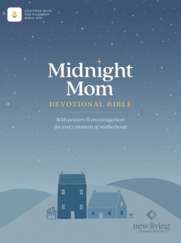NLT Midnight Mom Devotional Bible (Softcover, Red Letter, Filament Enabled) - Softcover