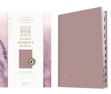 KJV Every Woman's Bible, Filament Enabled (Hardcover, Plum, Indexed, Red Letter) - Hardcover Plum With thumb index and ribbon marker(s)