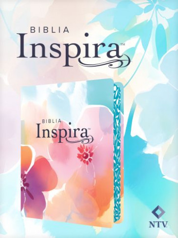 Biblia Inspira NTV (SentiPiel, Paraíso floral) - LeatherLike Floral Paradise With ribbon marker(s) Wide margin