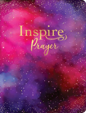 Inspire PRAYER Bible Giant Print NLT (LeatherLike, Purple, Filament Enabled) - Imitation Leather With ribbon marker(s) Wide margin